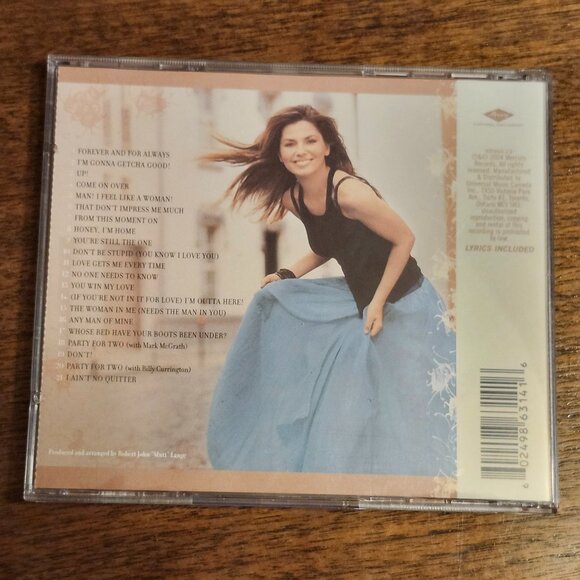 SHANIA TWAIN Greatest Hits CD 2004 Lyrics Included - Picture 4 of 5